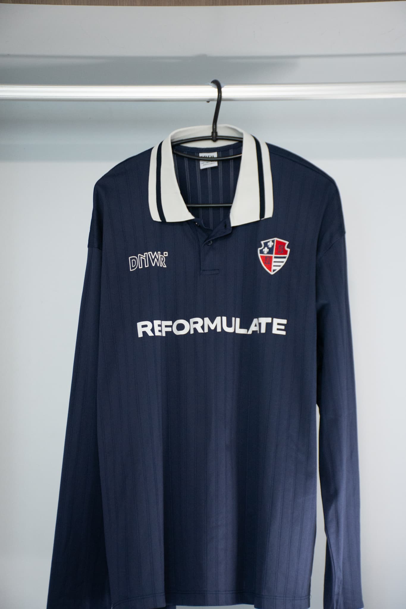 zara long-sleeved dri-fit polo/jersey shirt