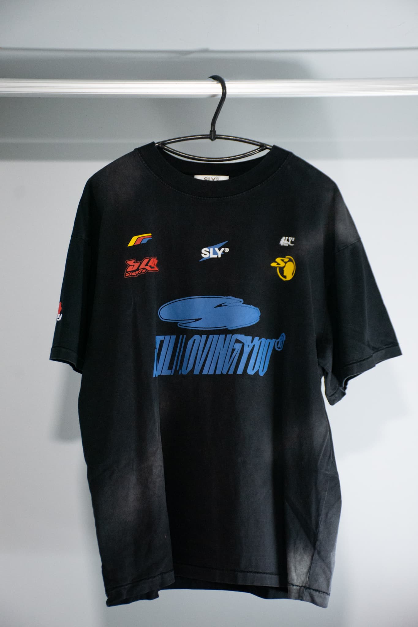 sly racing graphic tee