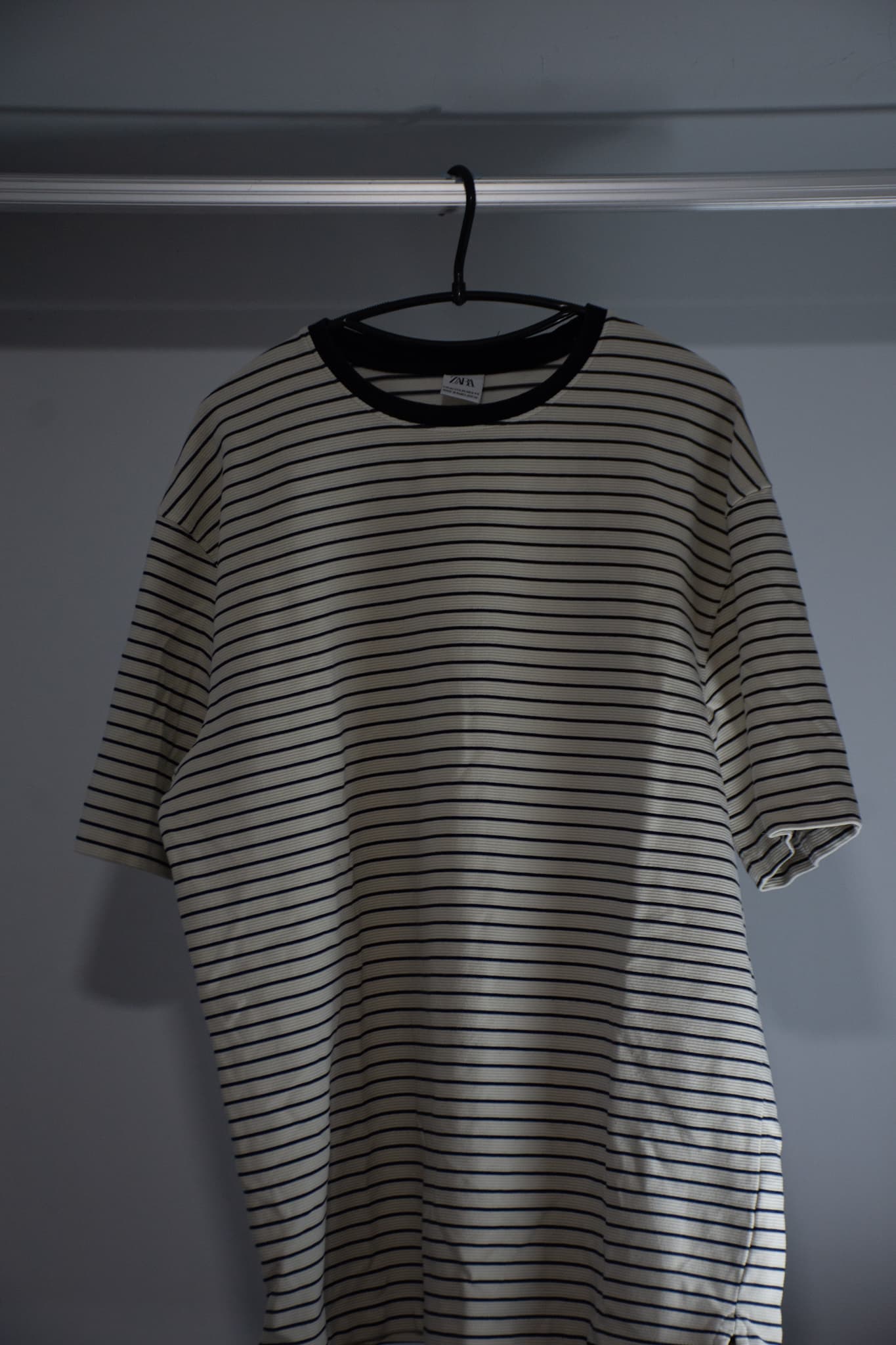 zara striped tee