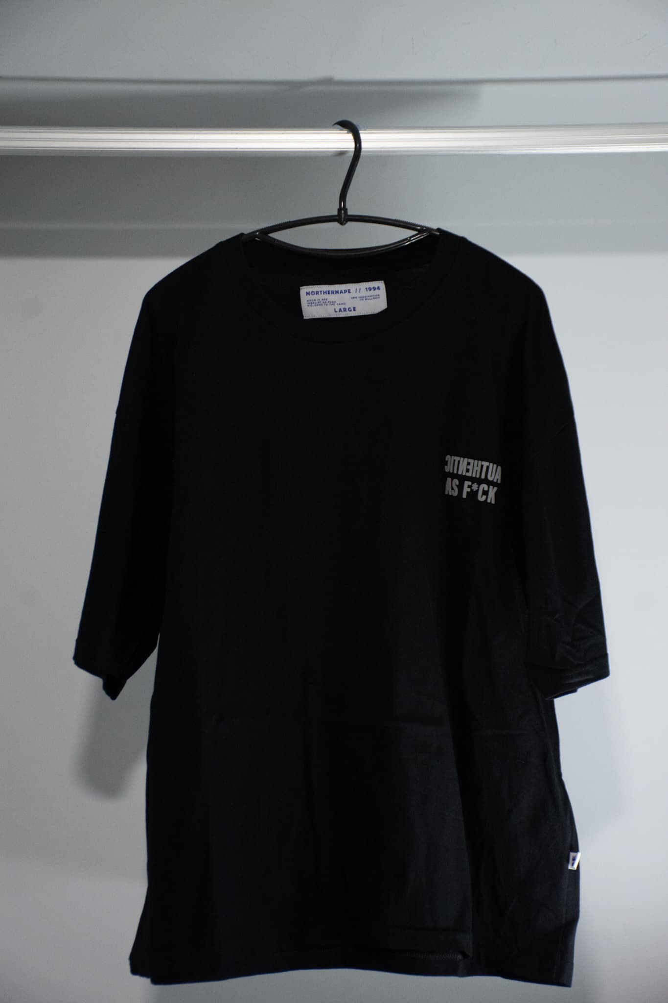 nothernape 'authentic as f*ck' tee