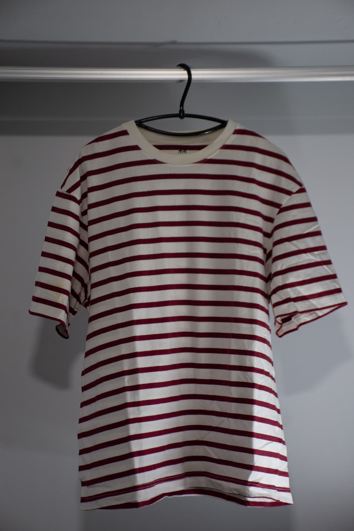 h&m striped tee