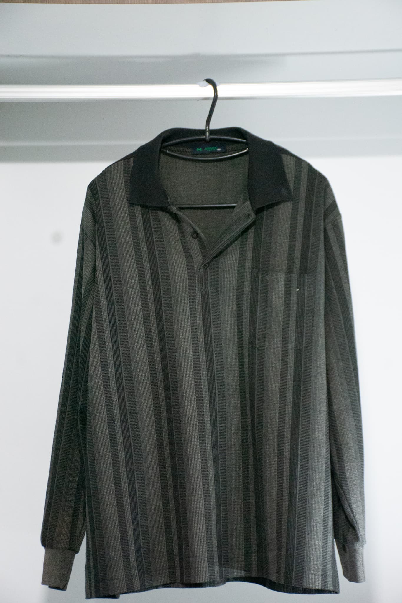 kovac striped long-sleeved shirt